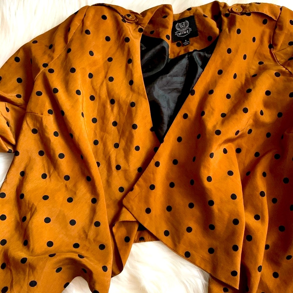 Polka Dot Blazer